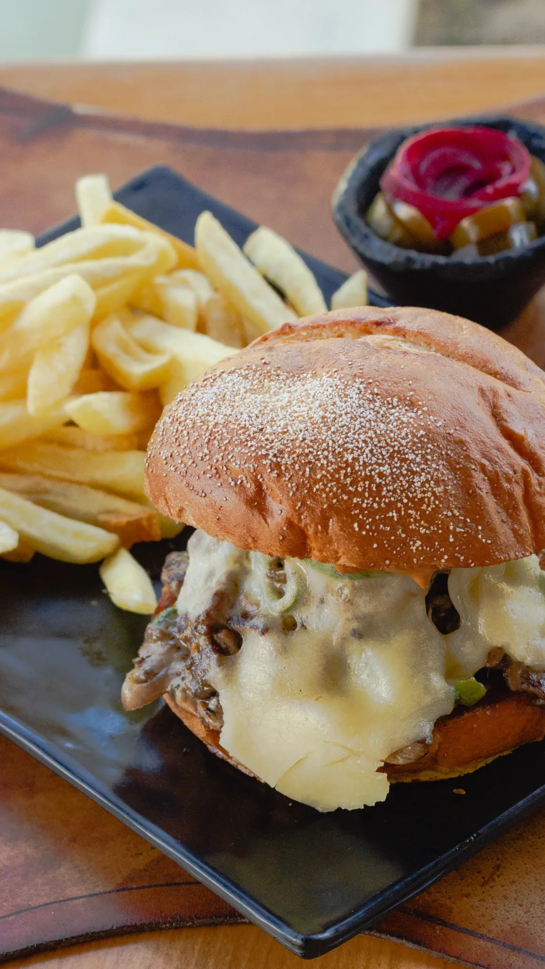 Philly Steak Sandwich Instagram post from Gaucho Steak House